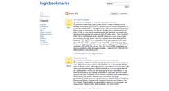 Desktop Screenshot of logicbookmarks.com